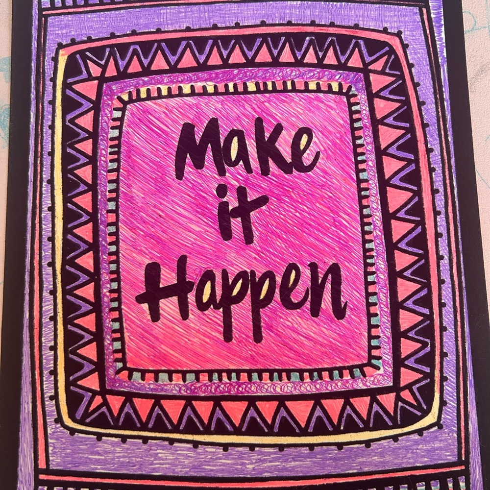 Colorful Motivational Art Print